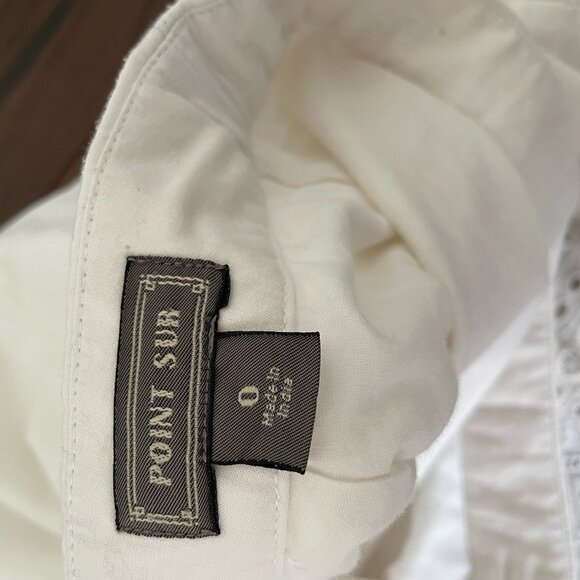 J.Crew Point Sur Tiered Skirt In Mixed Eyelet, 100% Cotton - White, Size 0 - Picture 4 of 4